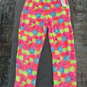 Vineyard Vines Neon Floral Kids Leggings